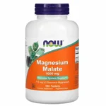 Magnésio Malato 1.000 mg 180 Comprimidos Now Foods - Magnesium Malate 1000mg 180 Tablets Importada usa, importado e original pronta entrega, mineral